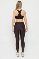 Original Tencel Leggings with Side Pockets Cocoa Brown 2