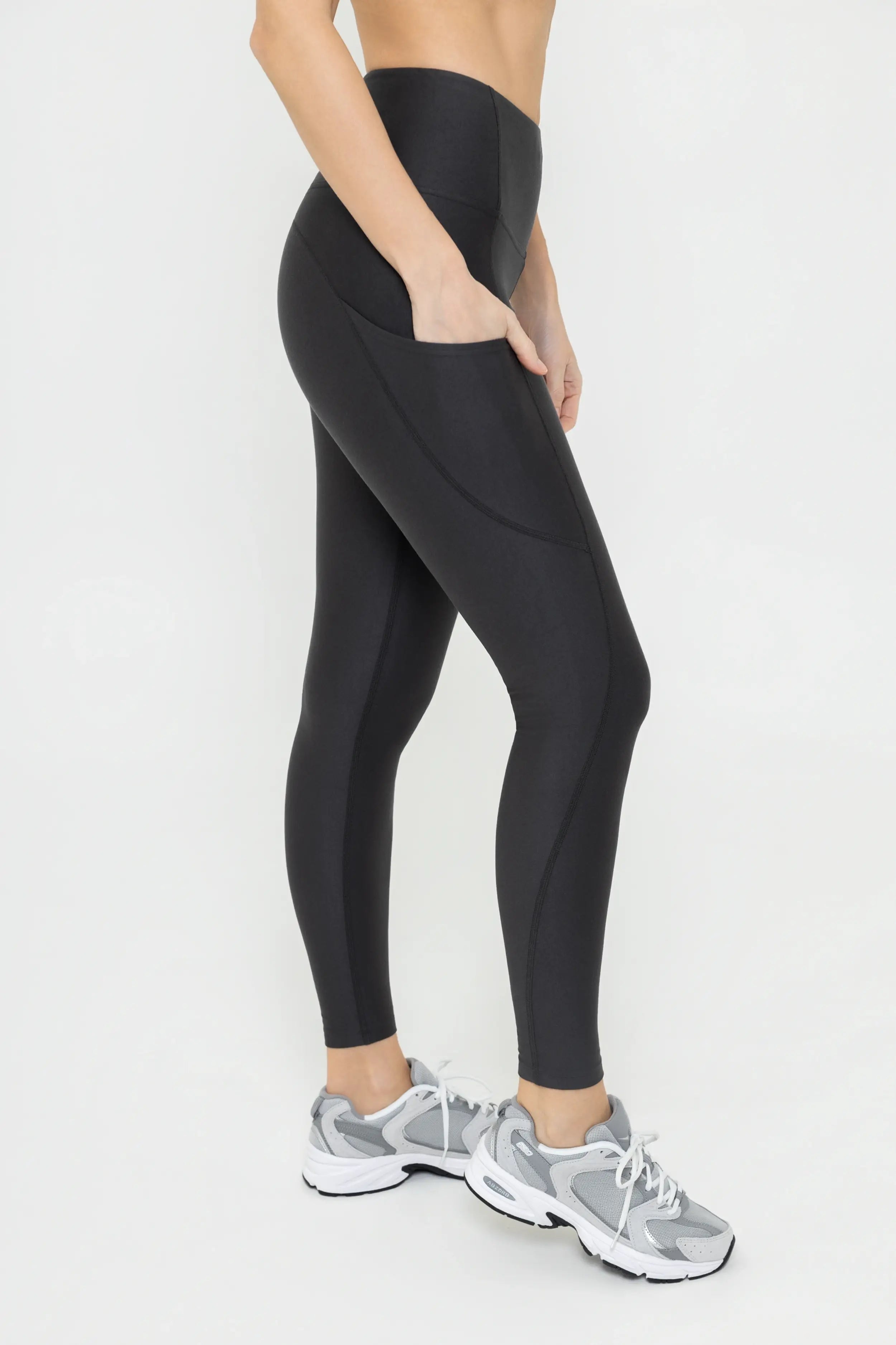 Original Tencel Leggings with Side Pockets Graphite Grey 