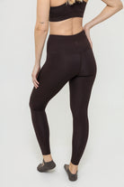 Pro Tencel Leggings Terra Brown Back