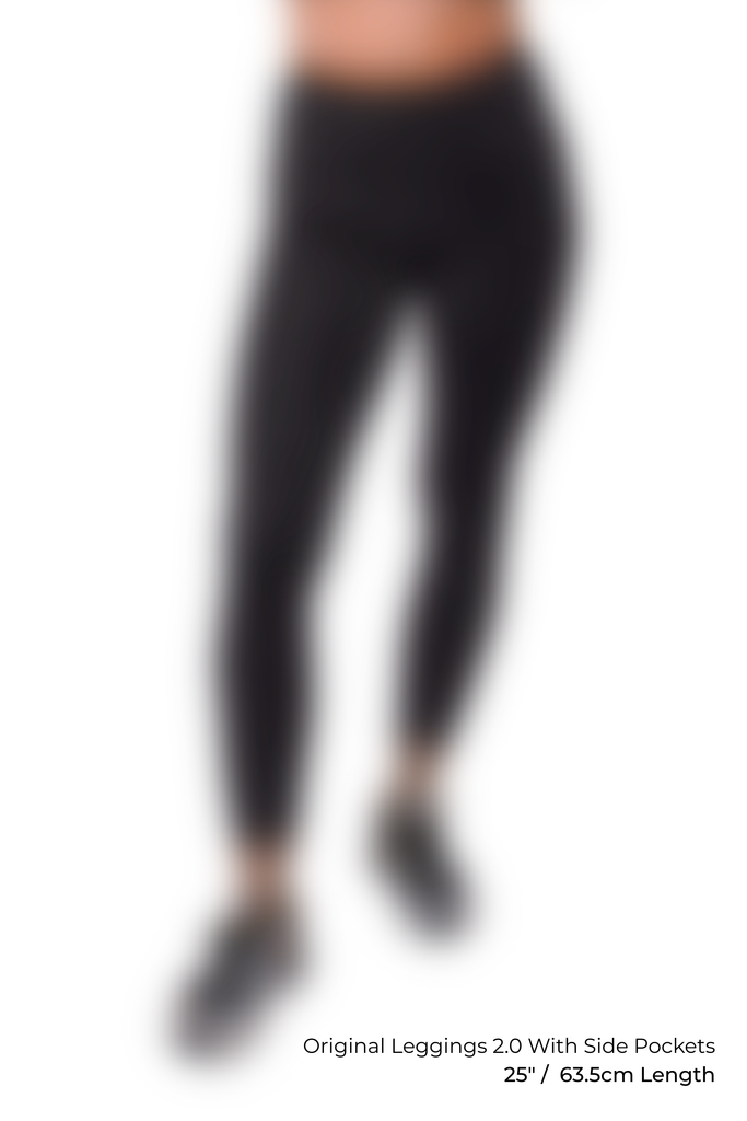 Original Leggings 2.0 With Side Pockets in SHORTER 25" Length